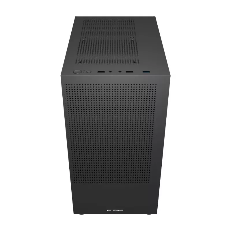 FSP S110-B skriňa Mini-Tower mITX, mATX čierna, Small Form Factor (SFF), PC, čierna, micro ATX, Mini-ITX, Mesh, kov, 16 cm