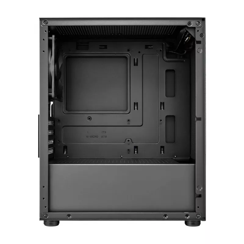 FSP S110-B skriňa Mini-Tower mITX, mATX čierna, Small Form Factor (SFF), PC, čierna, micro ATX, Mini-ITX, Mesh, kov, 16 cm