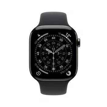 Apple Watch Series 11 GPS + Cellular 46 mm Slate Titanium Case čierny Sport Band M/L