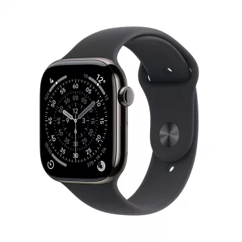 Apple Watch Series 11 GPS + Cellular 46 mm Slate Titanium Case čierny Sport Band M/L