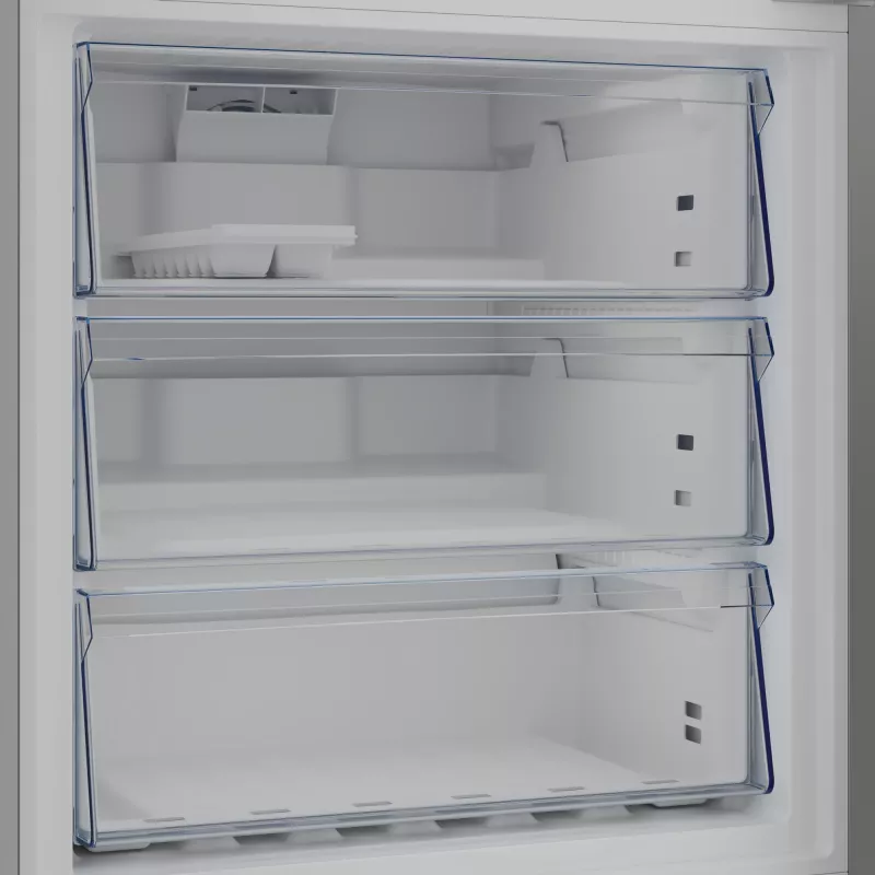 Beko B3RCNE564HXB chladnička s mrazničkou voľne stojaca 490 L strieborná