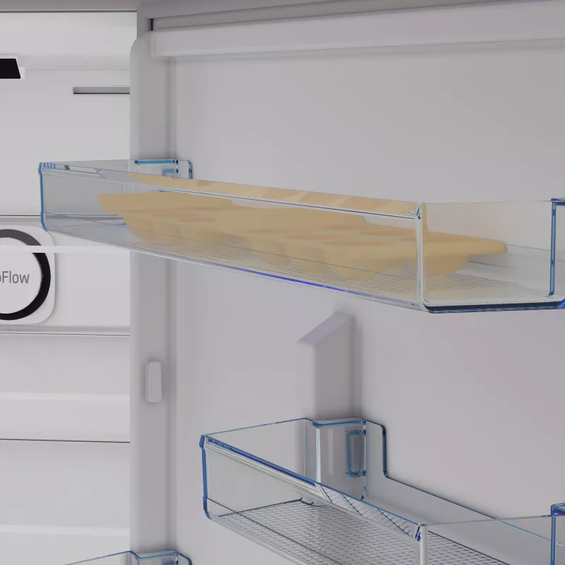 Beko B3RCNE564HXB chladnička s mrazničkou voľne stojaca 490 L strieborná