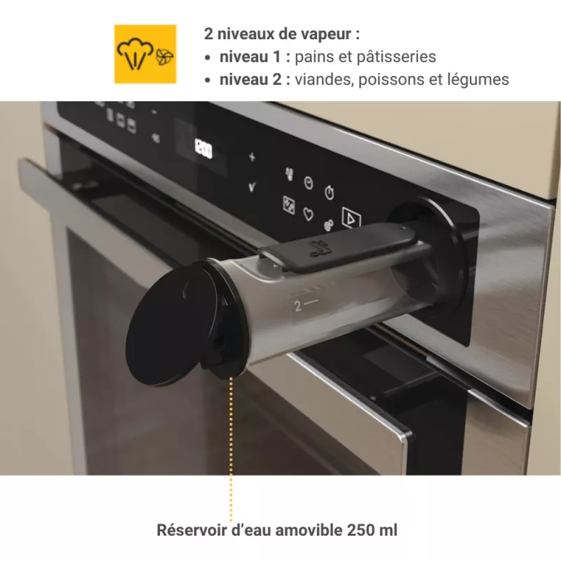 Whirlpool AKZ9S 8271 IX 73 L nerezová oceľ