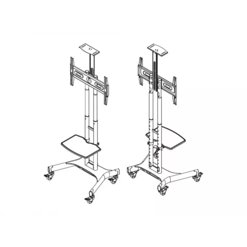 Multibrackets M Public Floorstand Basic 150 vrátane police a držiaka kamery