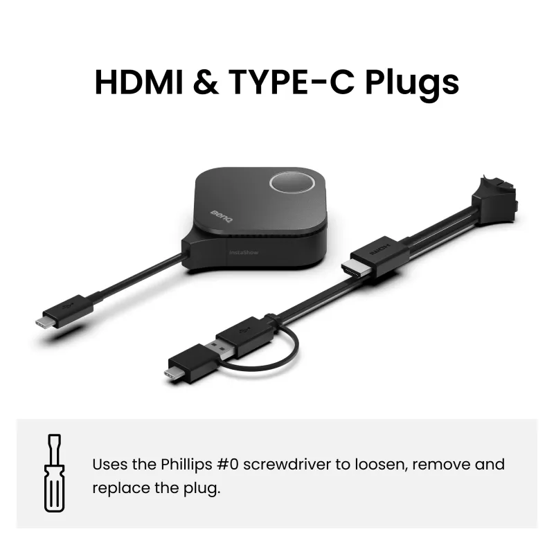 Bezdrôtový prezentačný systém BenQ InstaShow WDC15 HDMI Desktop čierny