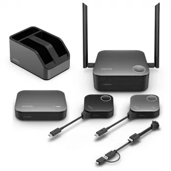 Bezdrôtový prezentačný systém BenQ InstaShow VS25 HDMI Desktop, Wi-Fi 6, až do 2400 Mbps, externá anténa, čierny