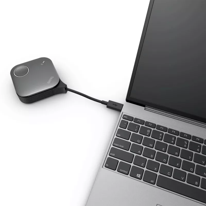 Bezdrôtový prezentačný systém BenQ InstaShow VS25 HDMI Desktop, Wi-Fi 6, až do 2400 Mbps, externá anténa, čierny
