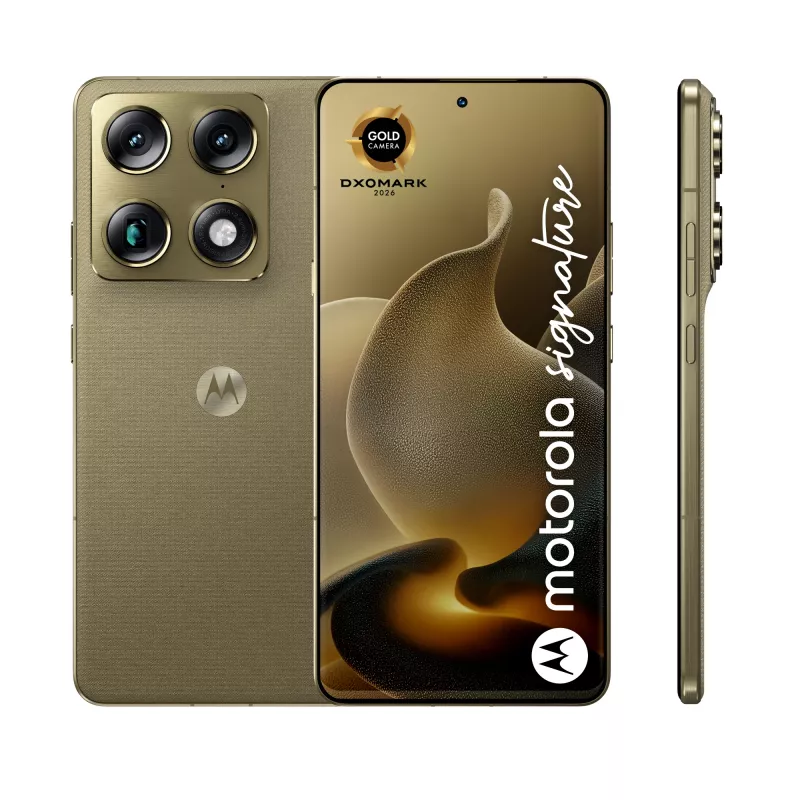 Motorola signature 17,2 cm (6,78 inch) Dual SIM Android 16.0 5G USB Type-C 16 GB 512 GB 5200 mAh zlatá