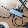 Targus Dual Video Mobile Dock s 140W EPR Pass-Thru, káblový, USB 3.2 Gen 2 (3.1 Gen 2) Type-C, 140 W, 1000 Mbit/s, sivý, 10 Gbit/s