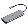 Targus Dual Video Mobile Dock s 140W EPR Pass-Thru, káblový, USB 3.2 Gen 2 (3.1 Gen 2) Type-C, 140 W, 1000 Mbit/s, sivý, 10 Gbit/s