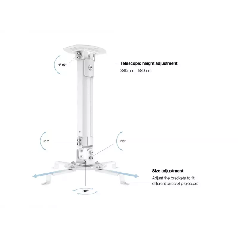 Stropný držiak Multibrackets M Universal Projector Mount I