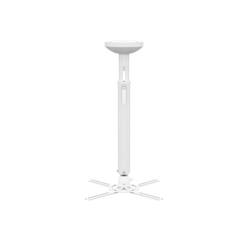 Stropný držiak na projektor MULTIBRACKETS M HD nastaviteľný 620–800 mm, biely, max. 30 kg