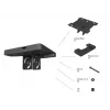 Stropná doska Multibrackets M Pro Series čierna plast oceľ 165 mm