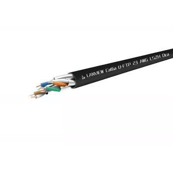 Sieťový patch kábel Lanview LVN122433 – Cat6, tienený, dĺžka neuvedená