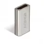 Lindy HDMI 2.1 konektor samica na konektor samica spojka, HDMI 2.1, HDMI 2.1, strieborná