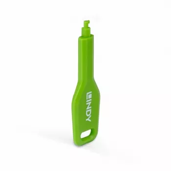 Lindy SFP Port Blocker Key, zelená, blokovací kľúč portu, SFP, zelená, akrylonitril-butadién-styrén (ABS), 1 ks, polytaška