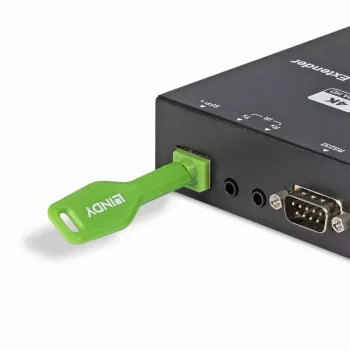 Lindy SFP Port Blocker Key, zelená, blokovací kľúč portu, SFP, zelená, akrylonitril-butadién-styrén (ABS), 1 ks, polytaška
