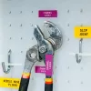 Tlačové etikety Brady M21-375-595-PL — samolepiaci vinyl, fialová s bielou popisovateľnou plochou