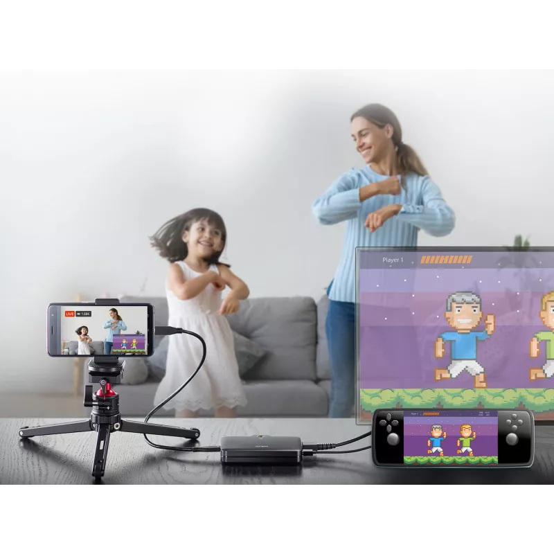 ATEN CAMLIVE™+(HDMI na USB-C UVC nahrávanie videa s PD3.0 Power Pass-Through)