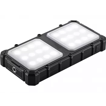 Sandberg solárna powerbank CampLED 10000, 10000 mAh, Programmable Power Supply (PPS), 3,7 V, 15 W, čierna