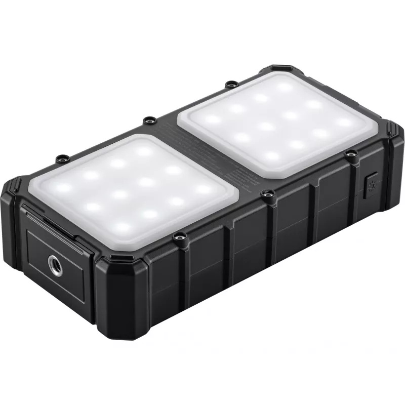 Sandberg solárna powerbank CampLED 20000, 20000 mAh, Programmable Power Supply (PPS), 3,7 V, 15 W, čierna