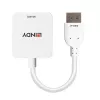 Lindy HDMI 18G na DisplayPort 1.2 konvertor, 0,095 m, HDMI Type-A (štandard), DisplayPort, konektor samica, konektor samec, rovný