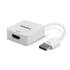Lindy HDMI 18G na DisplayPort 1.2 konvertor, 0,095 m, HDMI Type-A (štandard), DisplayPort, konektor samica, konektor samec, rovný