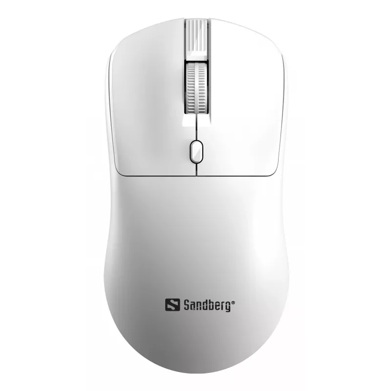 Sandberg bezdrôtová myš Saver biela, pre obe ruky, RF Wireless, 1600 DPI, biela