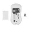 Sandberg bezdrôtová myš Saver biela, pre obe ruky, RF Wireless, 1600 DPI, biela
