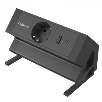 Fellowes 100137172 predlžovací kábel 2 m 1 AC výstup interiér čierny