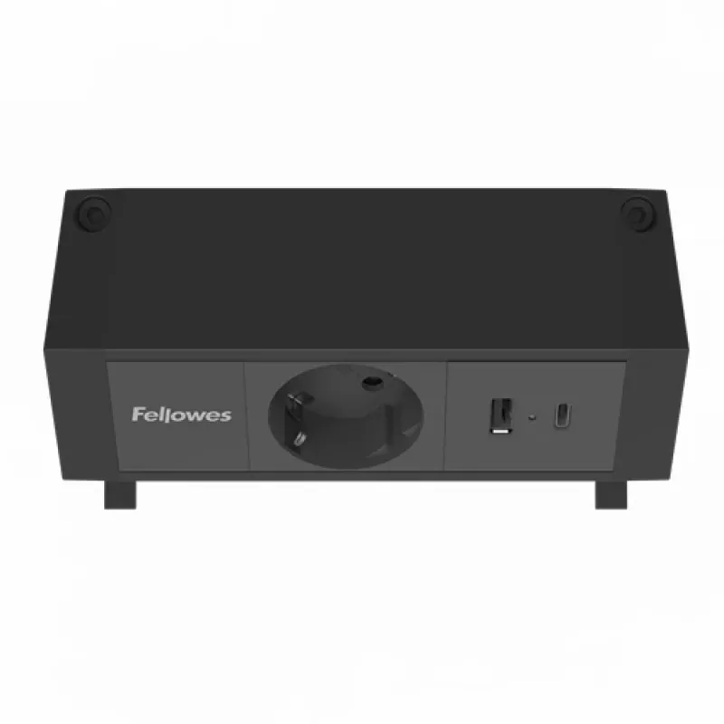 Fellowes 100137172 predlžovací kábel 2 m 1 AC výstup interiér čierny