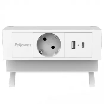 Fellowes 100137173 predlžovací kábel 2 m 1 AC zásuvka interiér biela