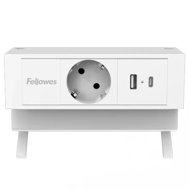 Fellowes 100137173 predlžovací kábel 2 m 1 AC zásuvka interiér biela