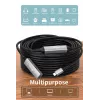 USB-C aktívny predlžovací kábel EQUIP 15 m, USB 3.2 Gen 1 (5 Gbit/s), niklované kontakty, čierny