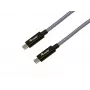 Kábel USB-C na USB-C EQUIP 2,0 m — USB 3.2 Gen 2x2, 20 Gbps, PD 240W, 4K/60Hz, čierny