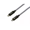 Kábel USB-C na USB-C EQUIP 2,0 m — USB 3.2 Gen 2x2, 20 Gbps, PD 240W, 4K/60Hz, čierny