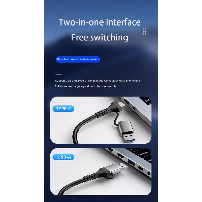 USB na HDMI adaptér EQUIP 133498 (USB-C a USB-A konektor na HDMI, 1080p, hliníkové puzdro, sivý)