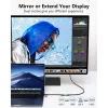 USB na HDMI adaptér EQUIP 133498 (USB-C a USB-A konektor na HDMI, 1080p, hliníkové puzdro, sivý)