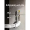 EQUIP HDMI 2.1 aktívny optický kábel 10 m – odnímateľný Type-D (Micro) + Type-A, 48 Gbit/s, 8K/60 Hz