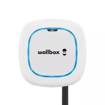 Wallbox Pulsar Max Wallbox 22 kW, Wi‑Fi & Bluetooth, 5 m kábel, IP54, IK10, Biela