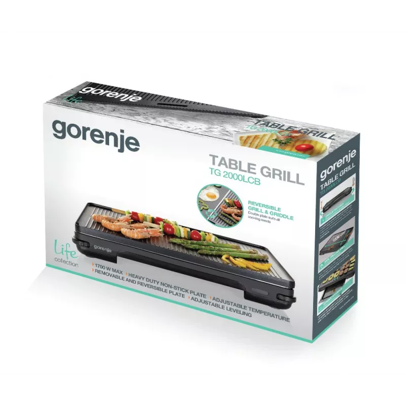 Gorenje TG2000LCB Samostatne stojaci 2000 W Čierna