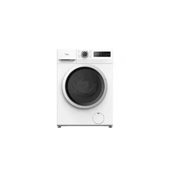 Práčka s plnením spredu Midea MF110W80BA10/W-HR — 8 kg, 1400 ot/min, energetická trieda A, LED displej, funkcia pary, 60×48 cm