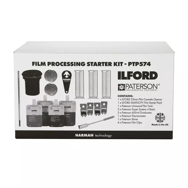 Ilford štartovacia sada na film s nádržou Paterson (PTP574)