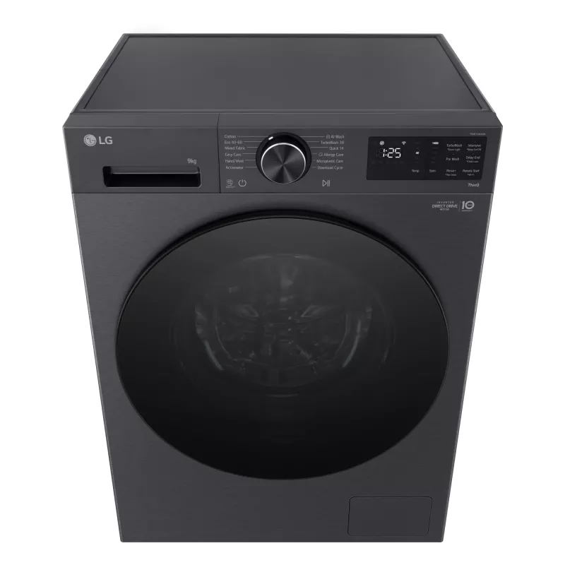 LG F2X50S9TBB práčka s plnením z prednej strany 9 kg 1170 ot/min čierna