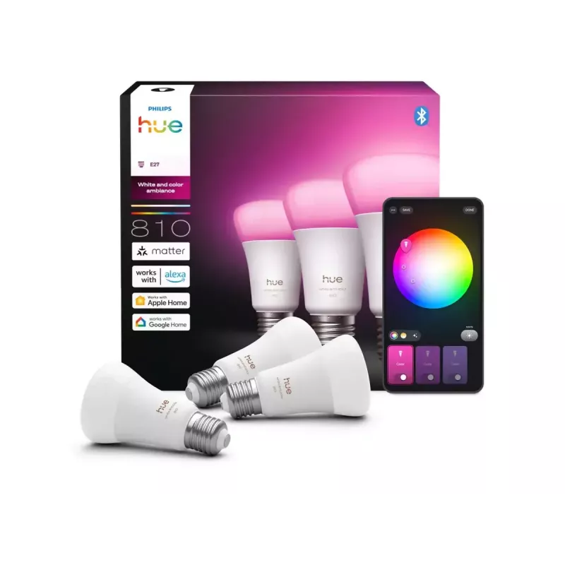 Philips Hue White and colour ambience A60 – E27 smart žiarovka – 810