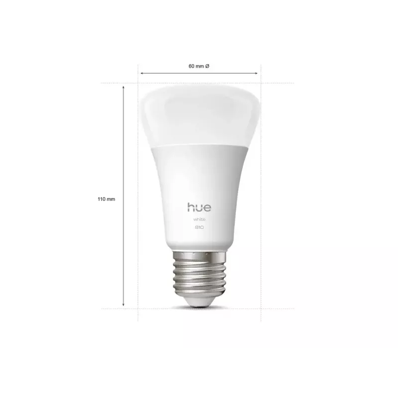 Philips Hue W 810 A60 2P EU | E27 | 7 W | teplé až denné biele svetlo | Bluetooth, Zigbee