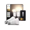 Philips Hue W 810 A60 2P EU | E27 | 7 W | teplé až denné biele svetlo | Bluetooth, Zigbee