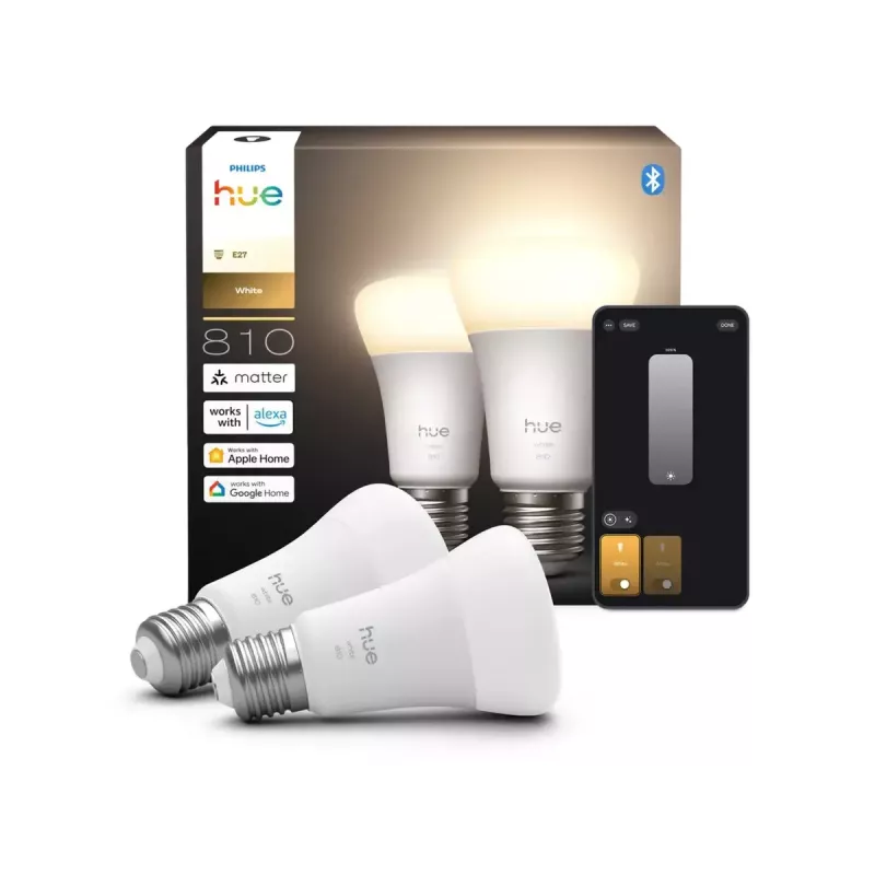 Philips Hue W 810 A60 2P EU | E27 | 7 W | teplé až denné biele svetlo | Bluetooth, Zigbee