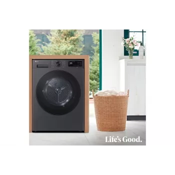 LG RHX5009TBB sušička bielizne voľne stojaca predné plnenie 9 kg grafitová