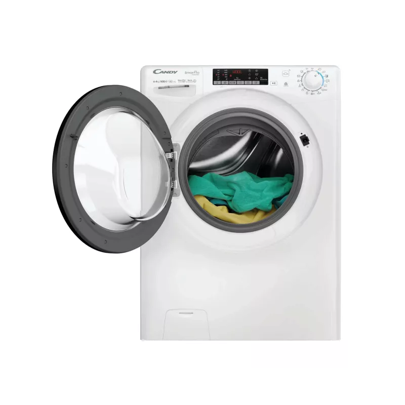 Candy Smart Pro CSOW44644TWMB6-S práčka so sušičkou voľne stojaca predné plnenie Biela